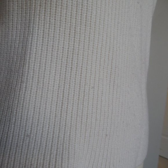 Theory Prosecco One-shoulder Ribbed Fold over Sweater - Picture 14 of 16